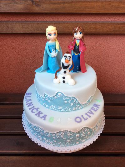 Disney Frozen cake - Cake by Dasa