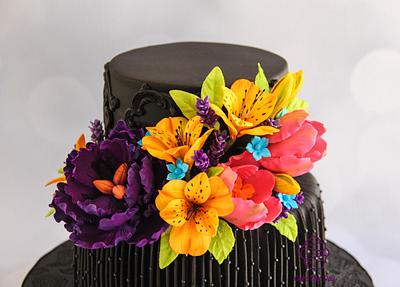 Black, bold, beautiful - Cake by Cake My Day