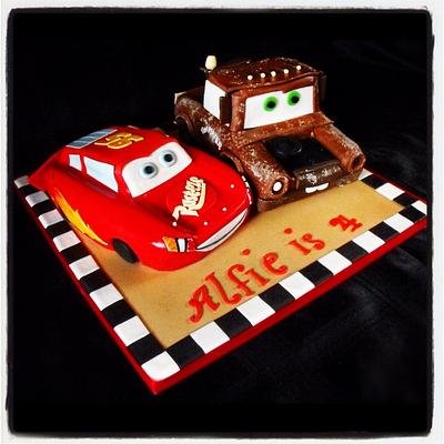 Cars birthday cake - Cake by Dee