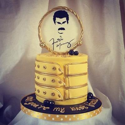 Freddie Mercury birthday cake for a best friend - Cake by Dee