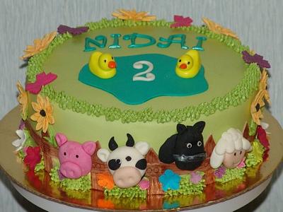 Farm themed birthday cake - Cake by Zaneta