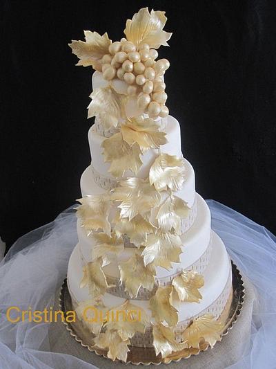  Grapes wedding cake - Cake by Cristina Quinci