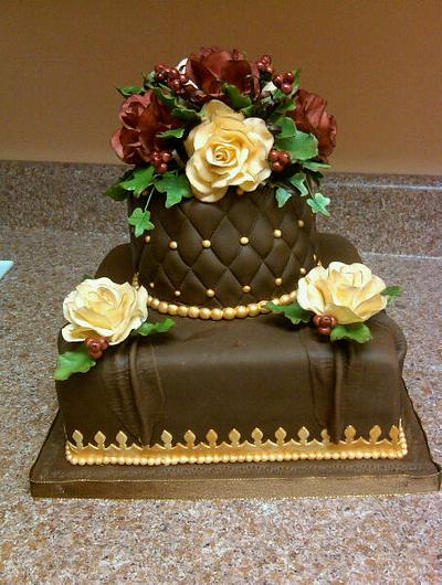 Banquet cake - Cake by GinaS