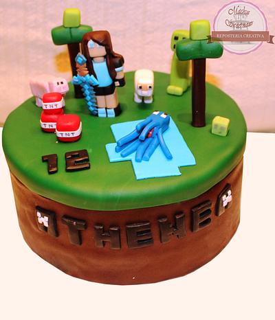 Minecraft Cake - Cake by Machus sweetmeats