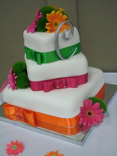 Wedding Cake - Cake by Heather