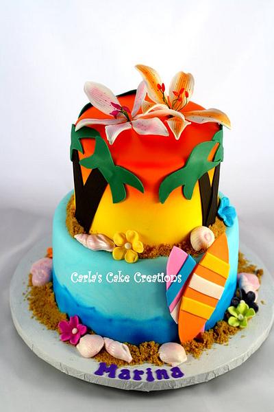 Surfin summer fun - Cake by Carla
