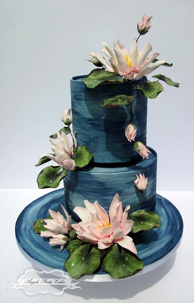 The dance of water lilies - Cake by Angela Penta