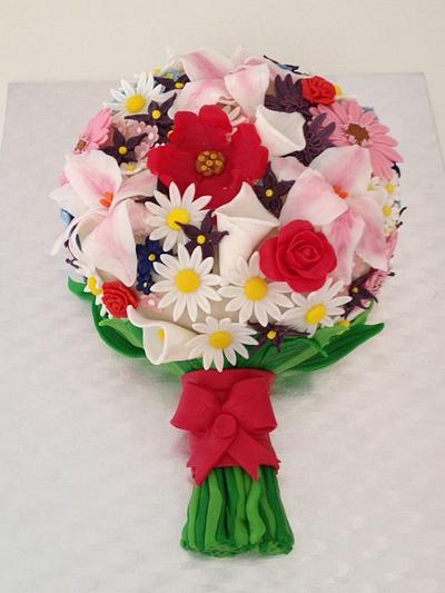 Flower bouquet - Cake by Dasa