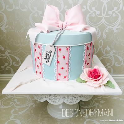 Hatbox cake - Cake by designed by mani