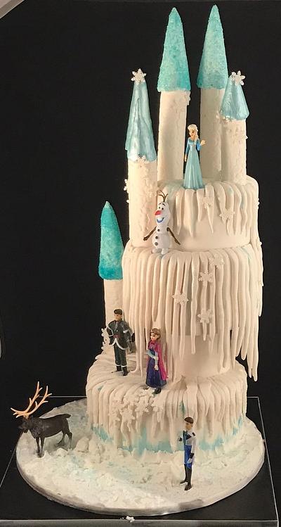 Frozen Theme cake - Cake by Bennett Flor Perez