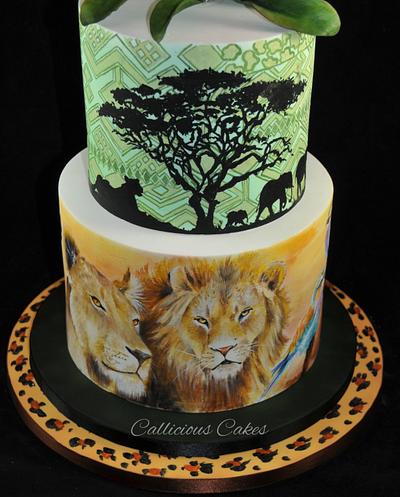 South African Wedding Cake - Cake by Calli Creations