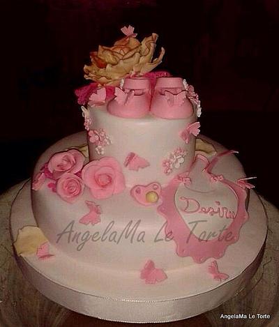 baptism cake - Cake by AngelaMa Le Torte