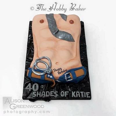 40 Shades Of Katie  - Cake by The hobby baker 