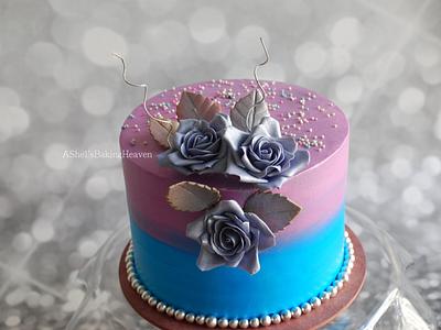 Rhapsody in Blue !! - Cake by Ashel sandeep
