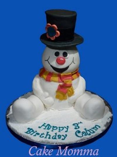 Frosty the Snowman! - Cake by cakemomma1979