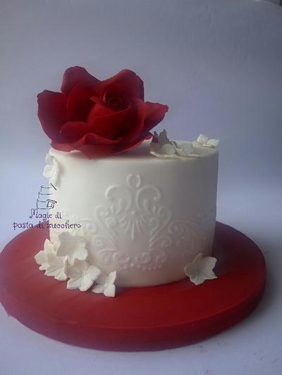 rose cake - Cake by Mariana Frascella