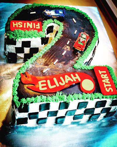 Racing into the Terrific Two’s - Cake by Cheryl’s Creative Cakes & More