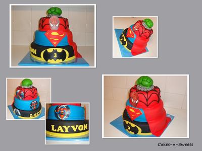 Super hero cake - Cake by Cakes-n-Sweets