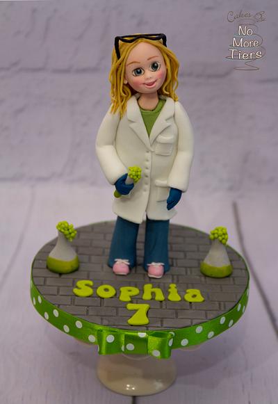 Scientist Sophia! - Cake by Cakes By No More Tiers (Fiona Brook)