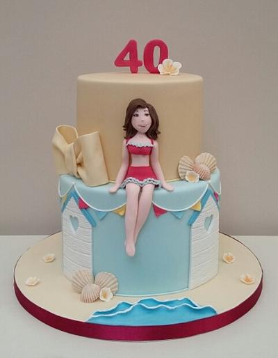 Beside the Seaside - Cake by The Buttercream Pantry