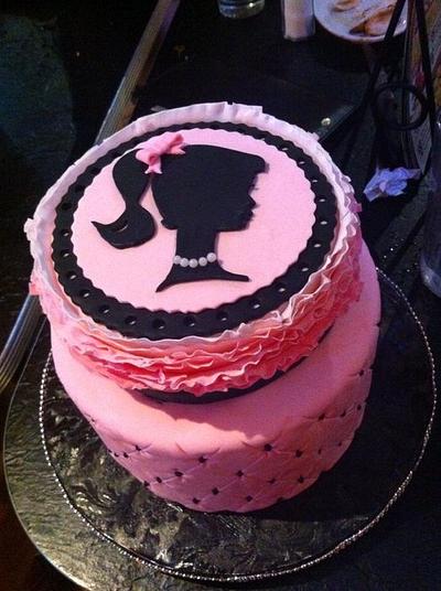 Barbie Silhouette Cake - Cake by Tonklin