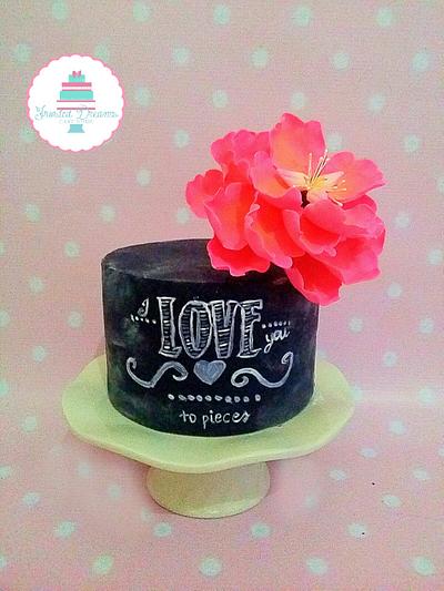 i love you to pieces - Cake by Frosted Dreams 