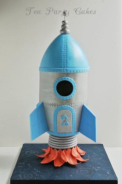 Rocket Ship Cake - Cake by Tea Party Cakes