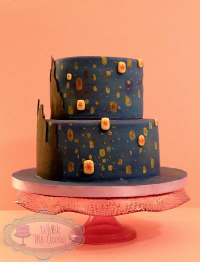 Floating lanterns Tangled cake - Cake by Sarah F