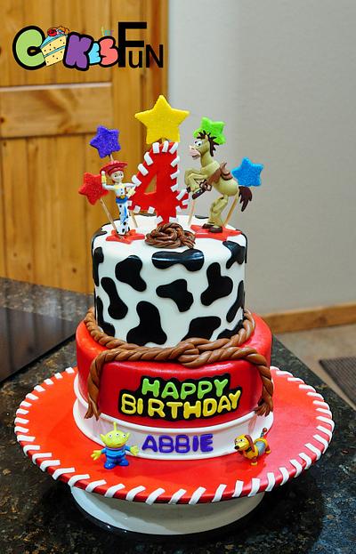 Toy Story Cake With Jess and Bullseye - Cake by Cakes For Fun
