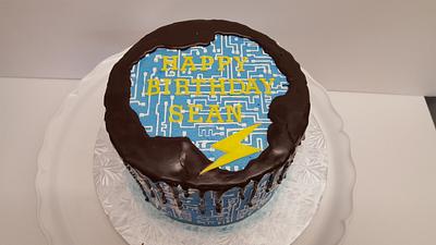 Circuit cake - Cake by KathyBoogaCakes