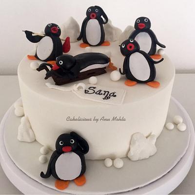 Pingu!!! - Cake by Cakelicious by Anu Mehta