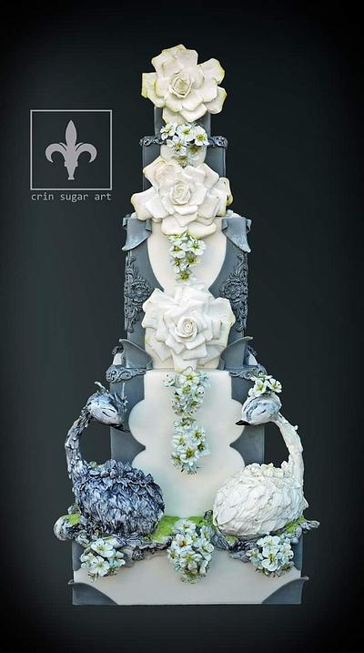 wedding birds - Cake by Crin sugarart