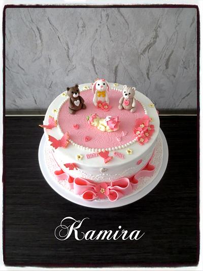 Baby girl cake - Cake by Kamira