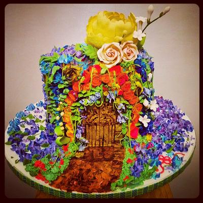 Enchanted garden - Cake by Danijela Lilchickcupcakes