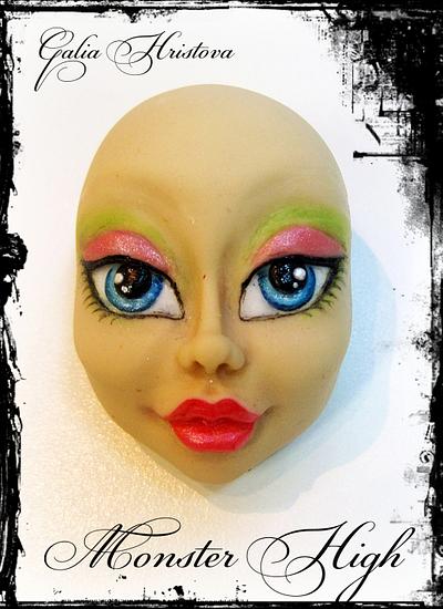 Face for Monster High - Cake by Galya's Art 