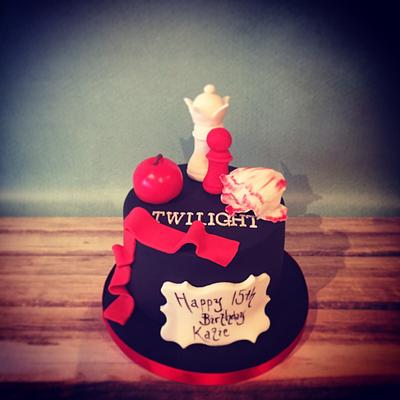 Twilight themed birthday cake  - Cake by Amy Archibald