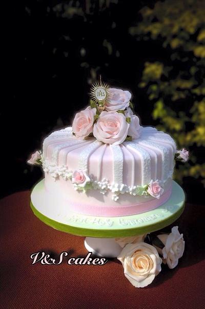 Simply Holy Communion  - Cake by V&S cakes