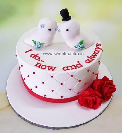 Anniversary design cake - Cake by Sweet Mantra Homemade Customized Cakes Pune