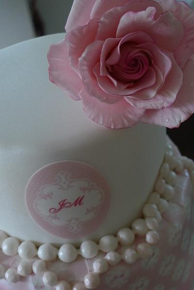 Pink weding - Cake by Lucie