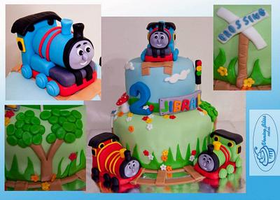 Thomas Train cake - Cake by Venice