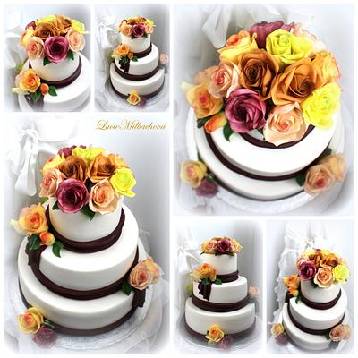 Wedding cake - Cake by Lucie Milbachová (Czech rep.)