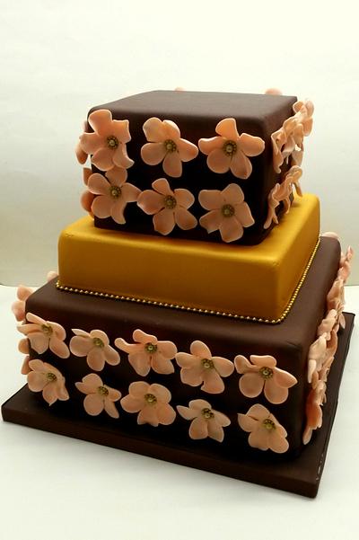 Wedding Cake - Cake by Sarah Poole