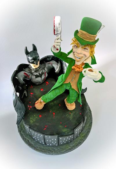 Holy cake Batman- A cake collective collaboration- Mad hatter - Cake by claire cowburn