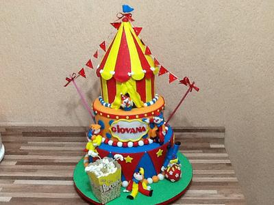 Circus cakes - Cake by claudia borges