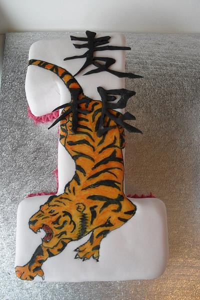 Tiger Birthday Cake - Cake by David Mason