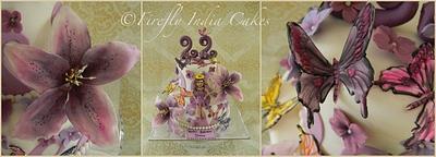 Lavender Lilly - Cake by Firefly India by Pavani Kaur