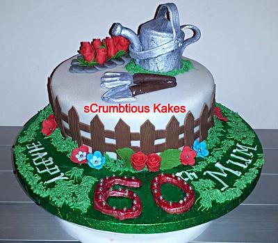 Garden Love - Cake by sCrumbtious Kakes