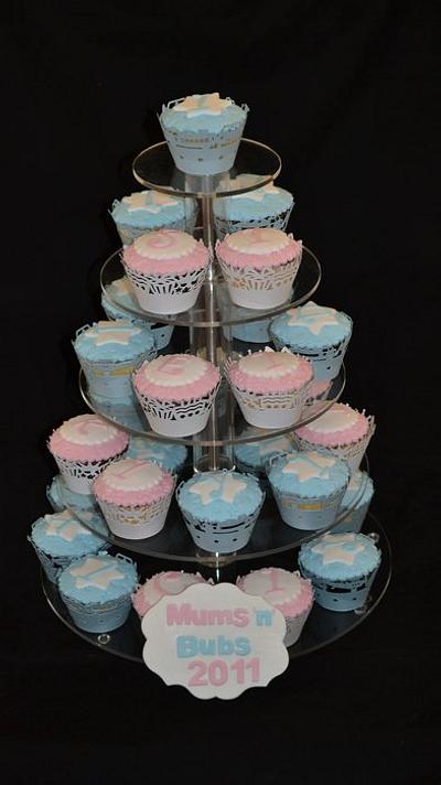 cupcake tower - Cake by Sue Ghabach