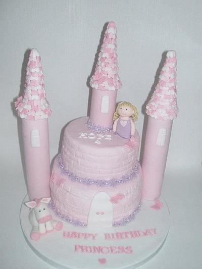 princess castle - Cake by amy