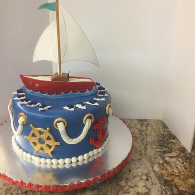 Sail Boat Cake - Cake by caymanancy